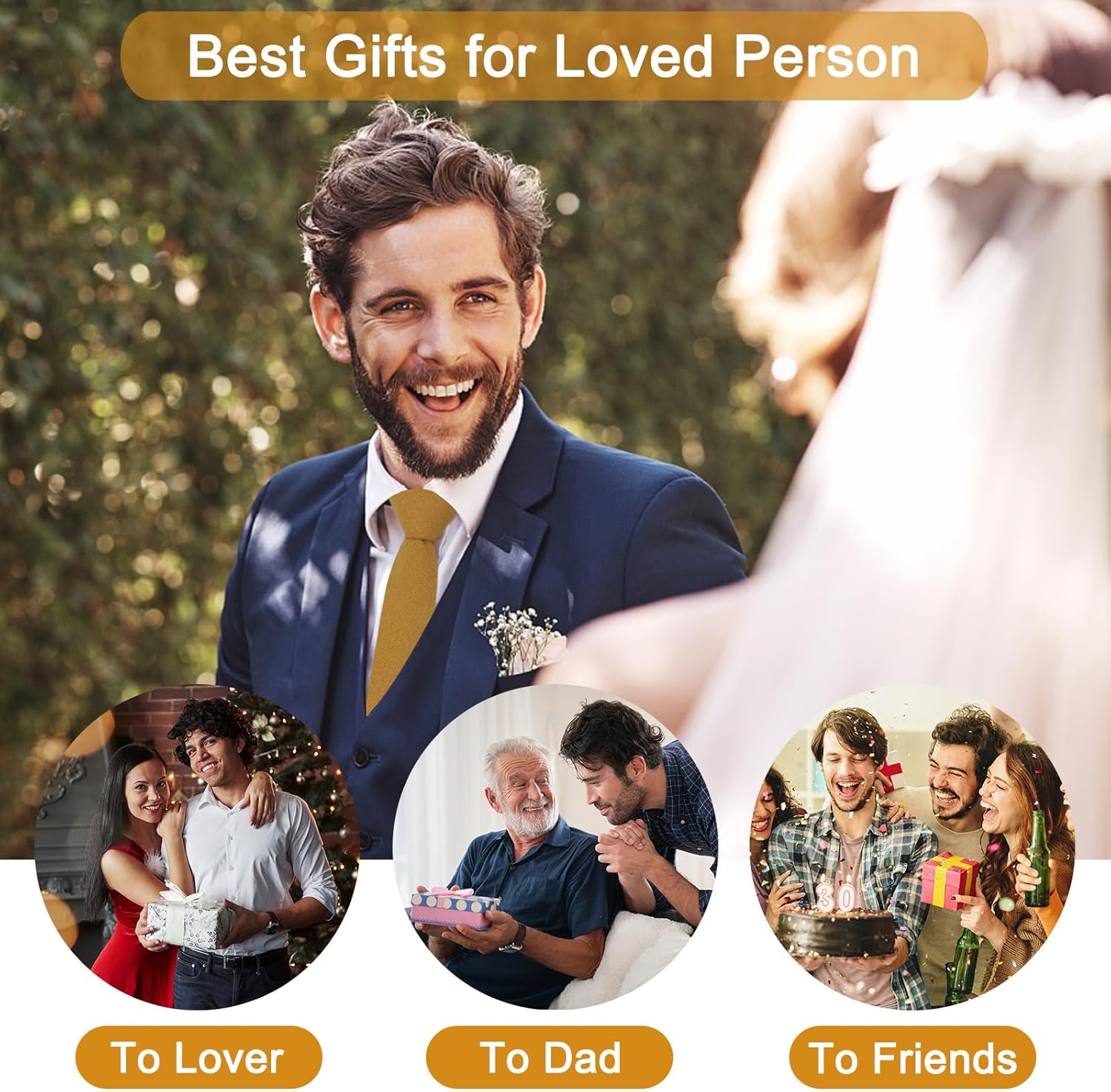 Mantieqingway Men's Skinny Tie Solid Color Neckties 2.56'' Casual Business Ties for Daily Dress, Weddings, Groomsmen Gifts - Image 5