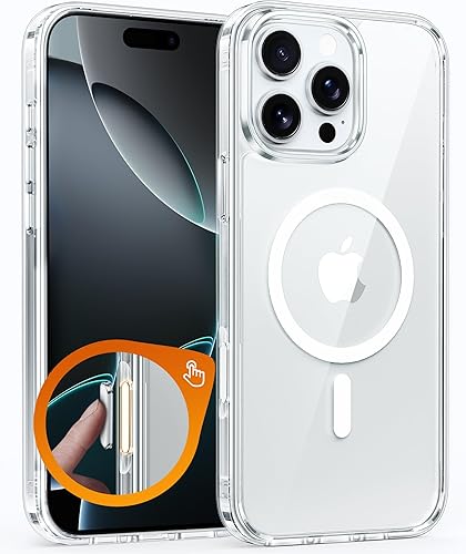 Miniatura 409 de FNTCASE para iPhone 15 Funda Transparente: Fundas para iPhone 14/13 Compatibles con Magsafe, Funda Anti-Amarilleo, Grado Militar de Protección