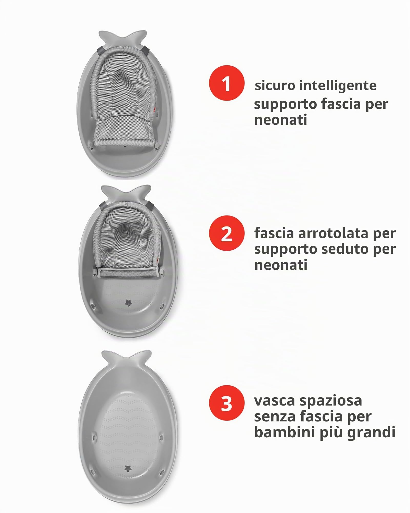 Skip Hop Moby Wal - Vasca da bagno