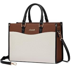 LOVEVOOK Purses and Handbags for Women Stylish Tote Shoulder Satchel Bag PU Leather Crossbody Top Handle Bags with