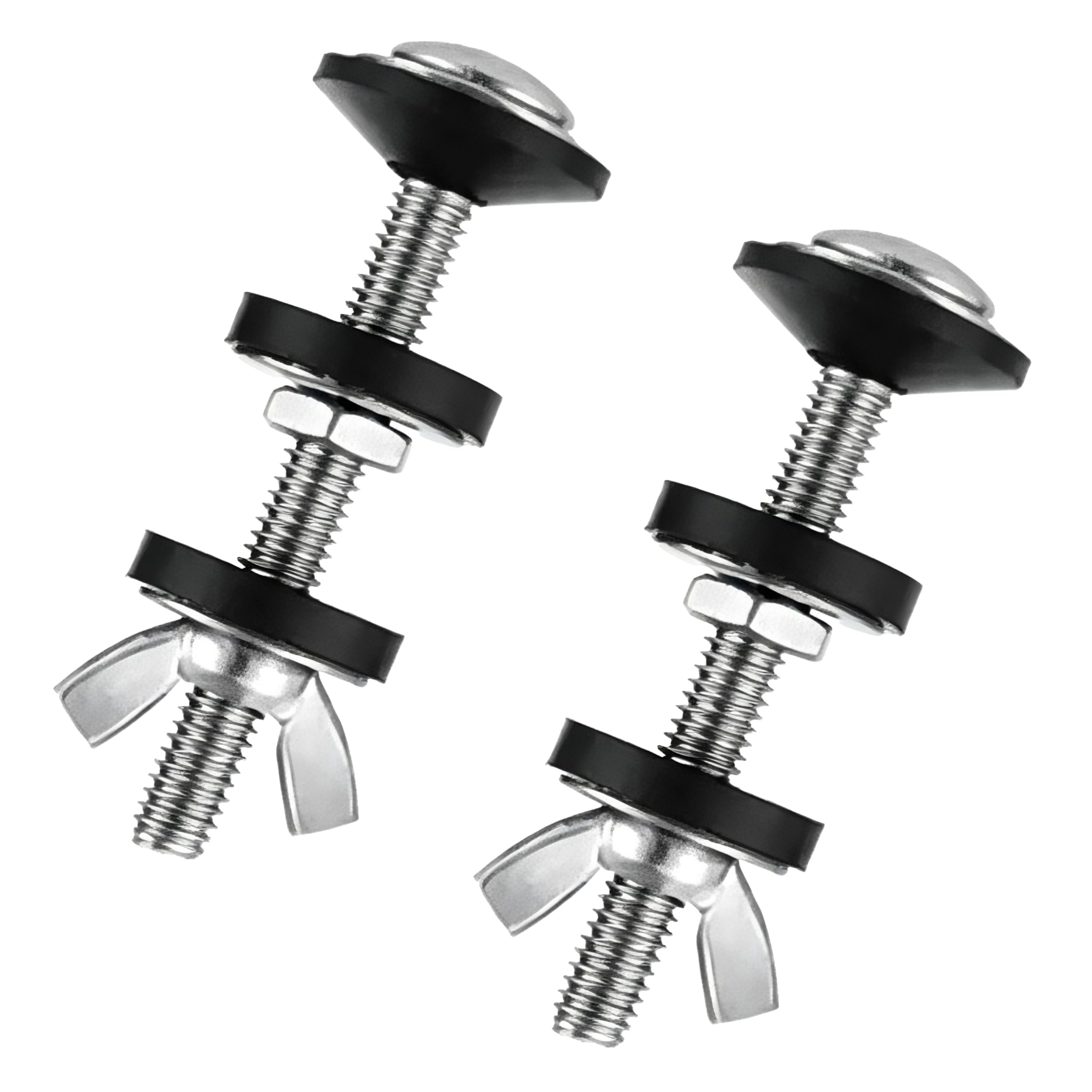 RowGlow 2pcs tornillos fijación cisterna inodoro wc M6x70mm acciaio inossidabile 304, kit de fijación para depósito de cisterna Accesorios de instalación (M6x70 2pcs)
