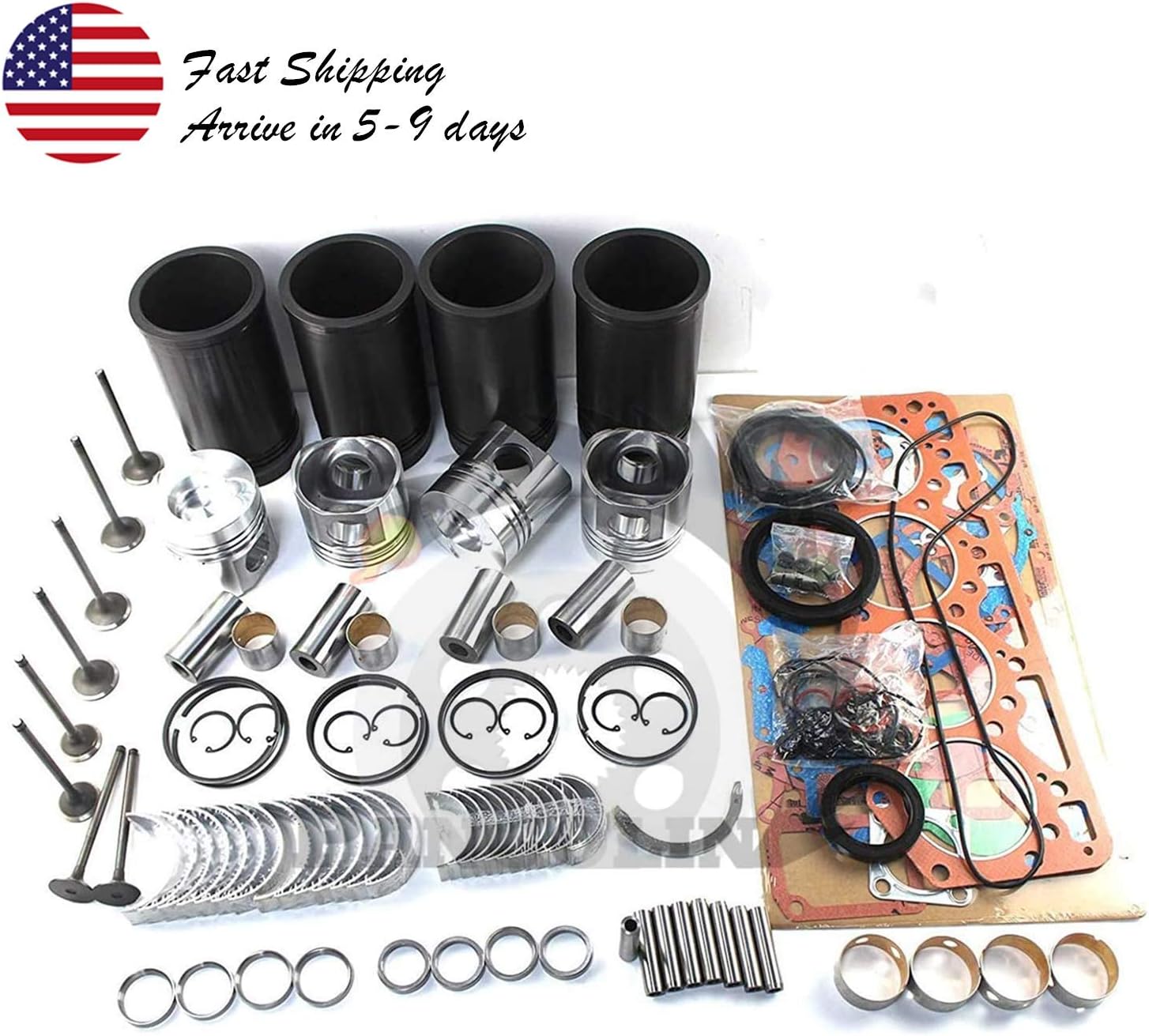 4d105 5 Engine Rebuild Kit For Komatsu D31p 17 D31pl 17 Bull Doze Excavator Spare Parts Automotive Amazon Com