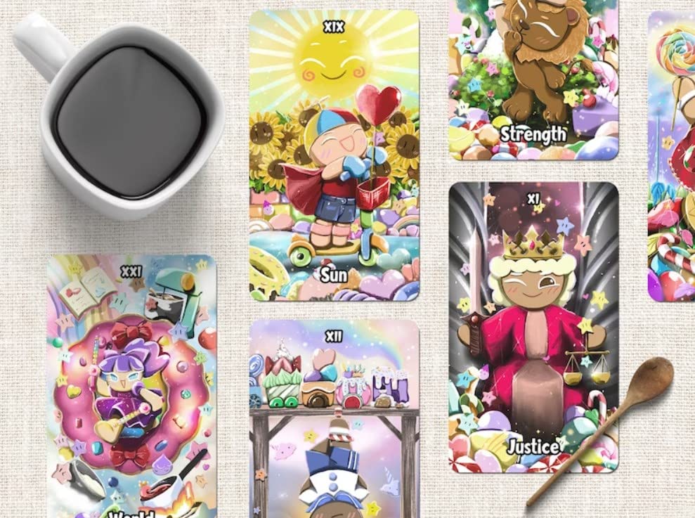 正規品・入手困難]Cookie Story Tarotクッキーストーリータロット Amazon | Kancharo タロットカード 79 枚 タロット占い