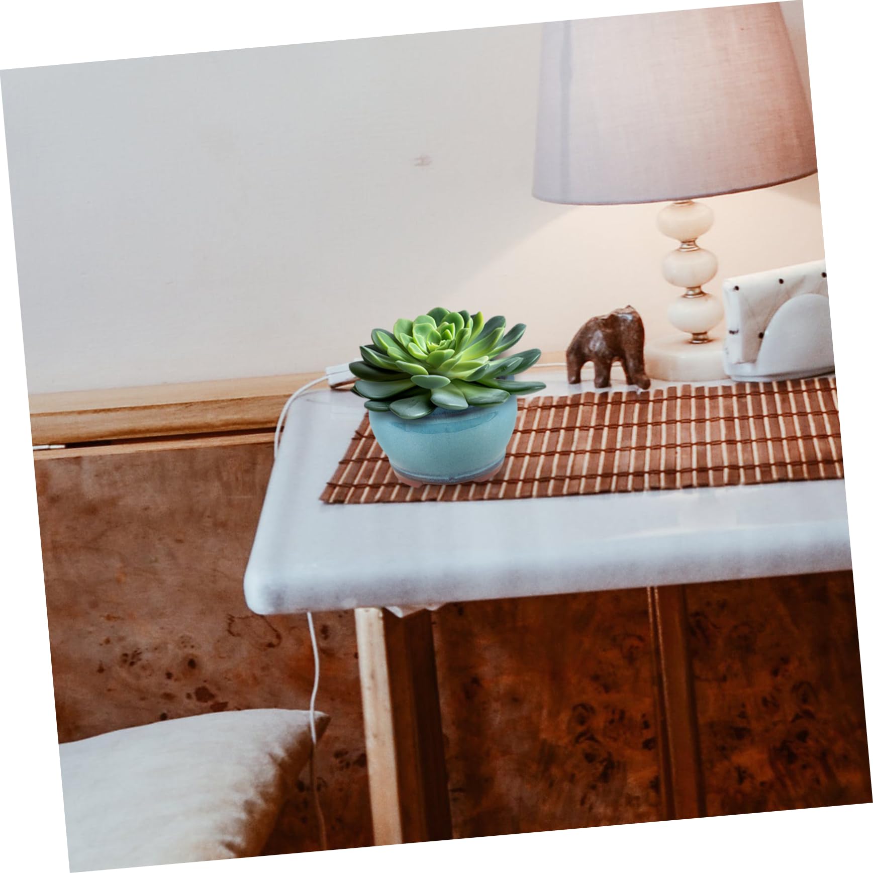 BESPORTBLE 5St Saftige Spargel-Topfpflanze Sukkulenten Pflanzgefäß Tischdekoration Pflanzgefäß Dekorative Pflanzentöpfe blumentopf Desktop-Topf für Sukkulenten Desktop-Pflanztopf lila Ton