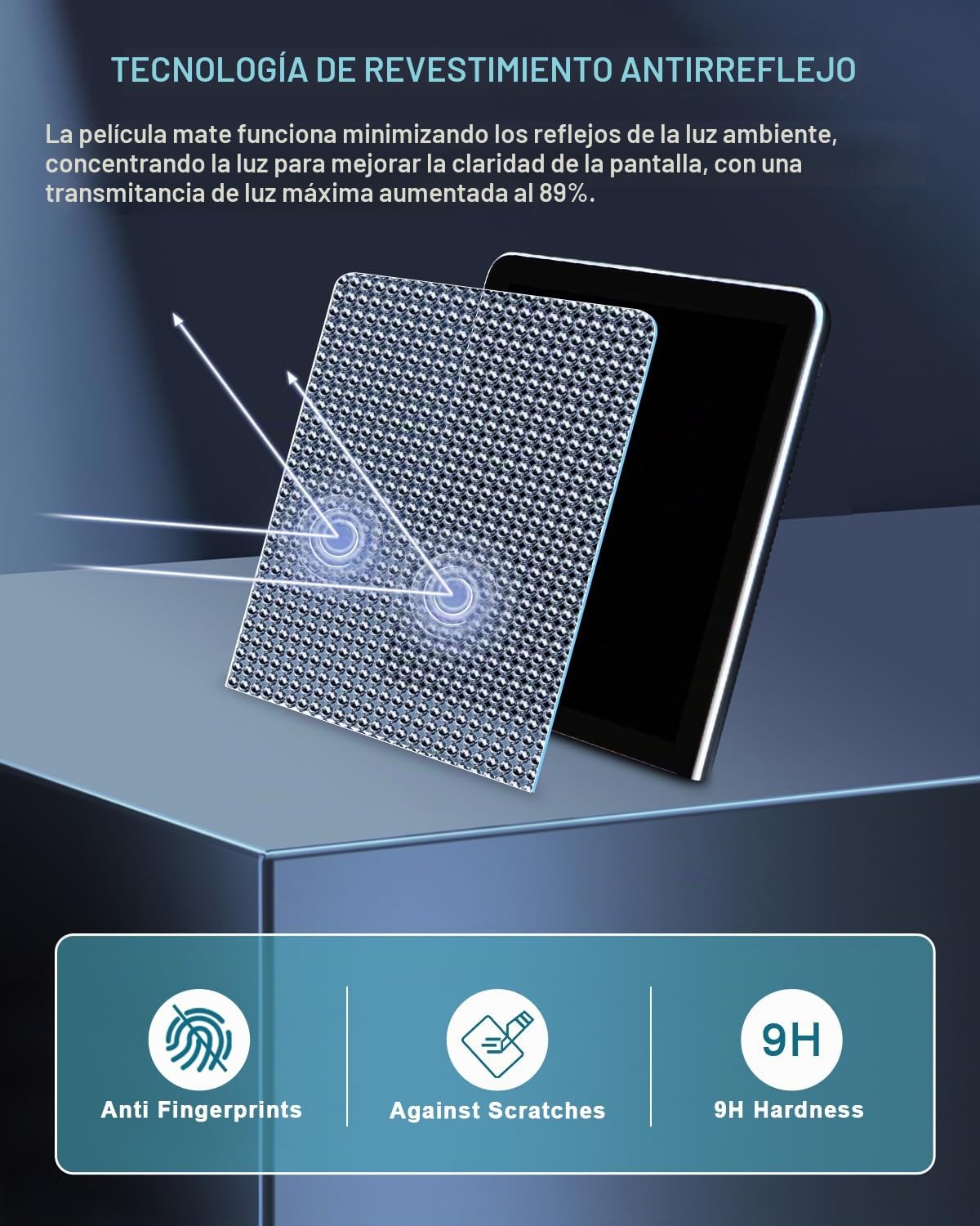 CDEFG Compatible con Mercedes-Benz Clase C W206 GLC X254 2021-2023 2024 2025 Navegación Protector de Pantalla 9H Antihuellas GPS Mate Tempered Glass Protector de Pantalla Accesorios 2 Piezas