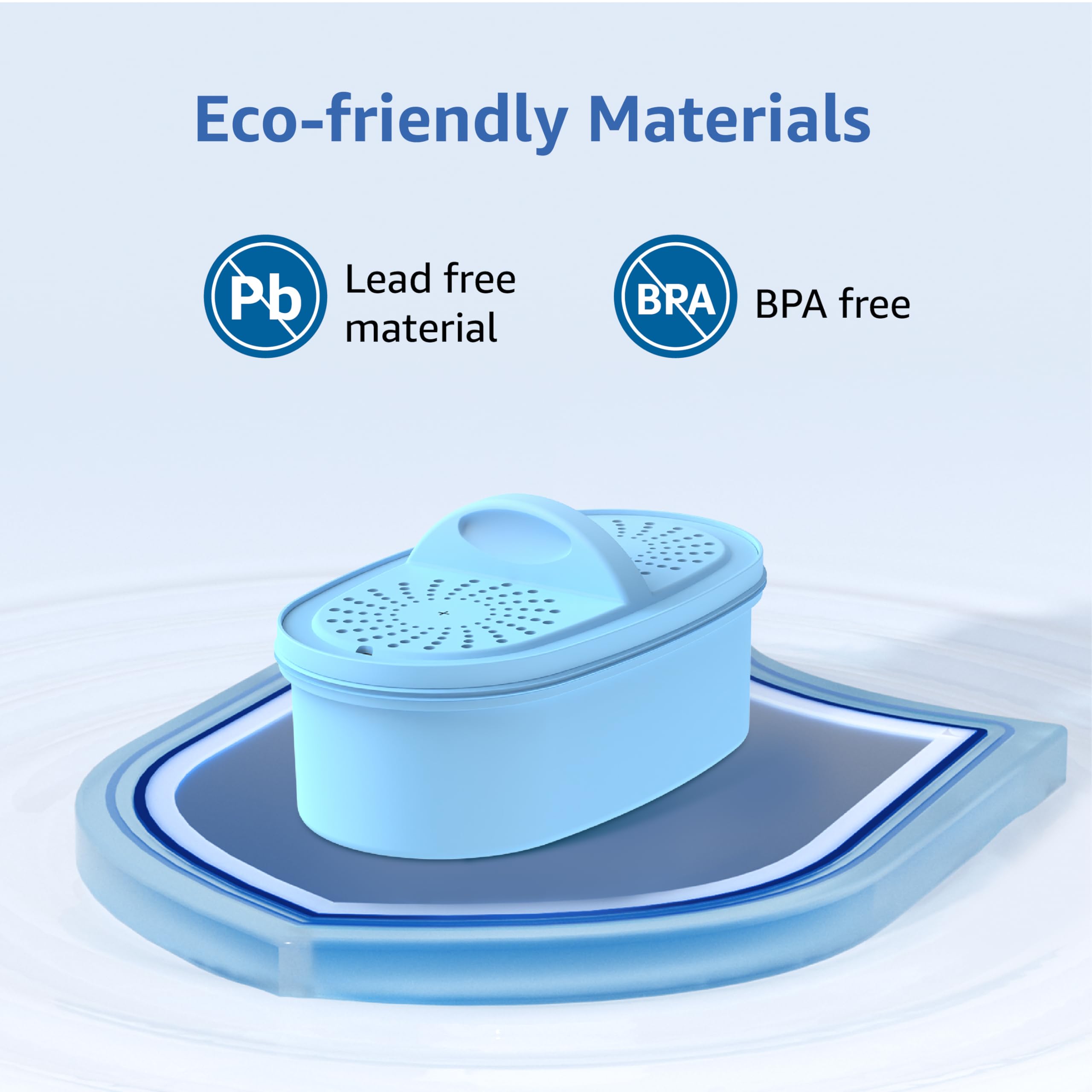 Alkaline Filters Replacement for All Waterdrop Pitcher and Dispenser Filtration System Fits Waterdrop WD-PF-AL Reduces PFOA PFOS Chlorine — view 6