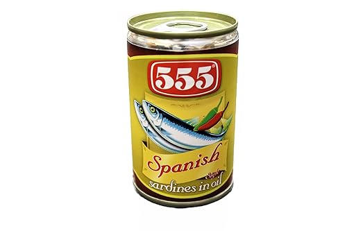 555 Sardinas Estilo Español en Aceite Natural