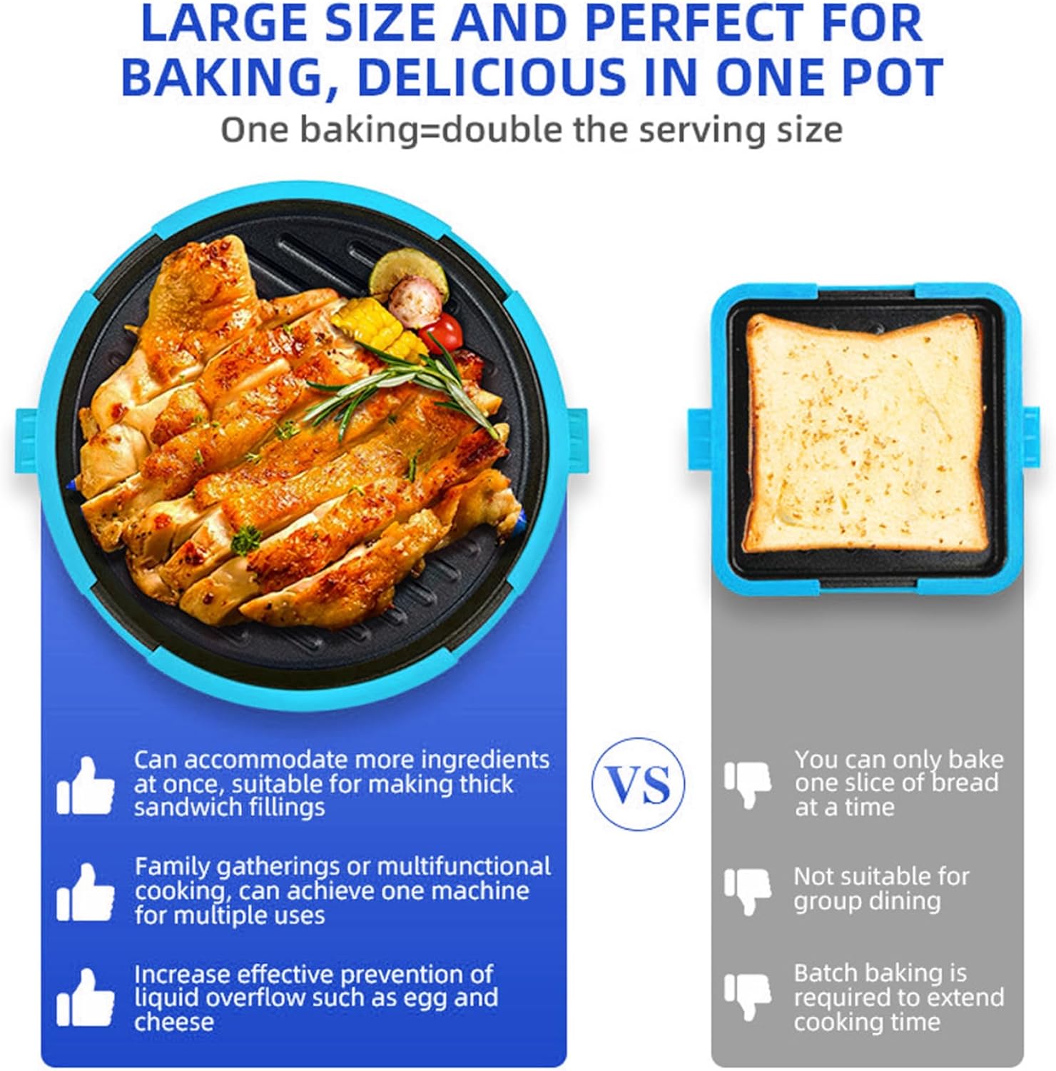 Microwave Toaster Nonstick Microwave Sandwich Maker Heat-Resistant Silicone Toastie Maker for Crispy Bacon, Beef.