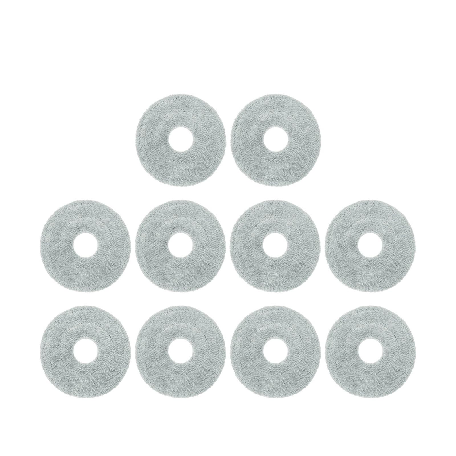 VIXWDRUTY Compatible For Ecovacs，Compatible For DEBOT，X1/X2/T10/T20/T30 MAX/PRO/T50/DEX86 Parts Main Roller Side Brush Filter Mop Cloth(C-20PCS)