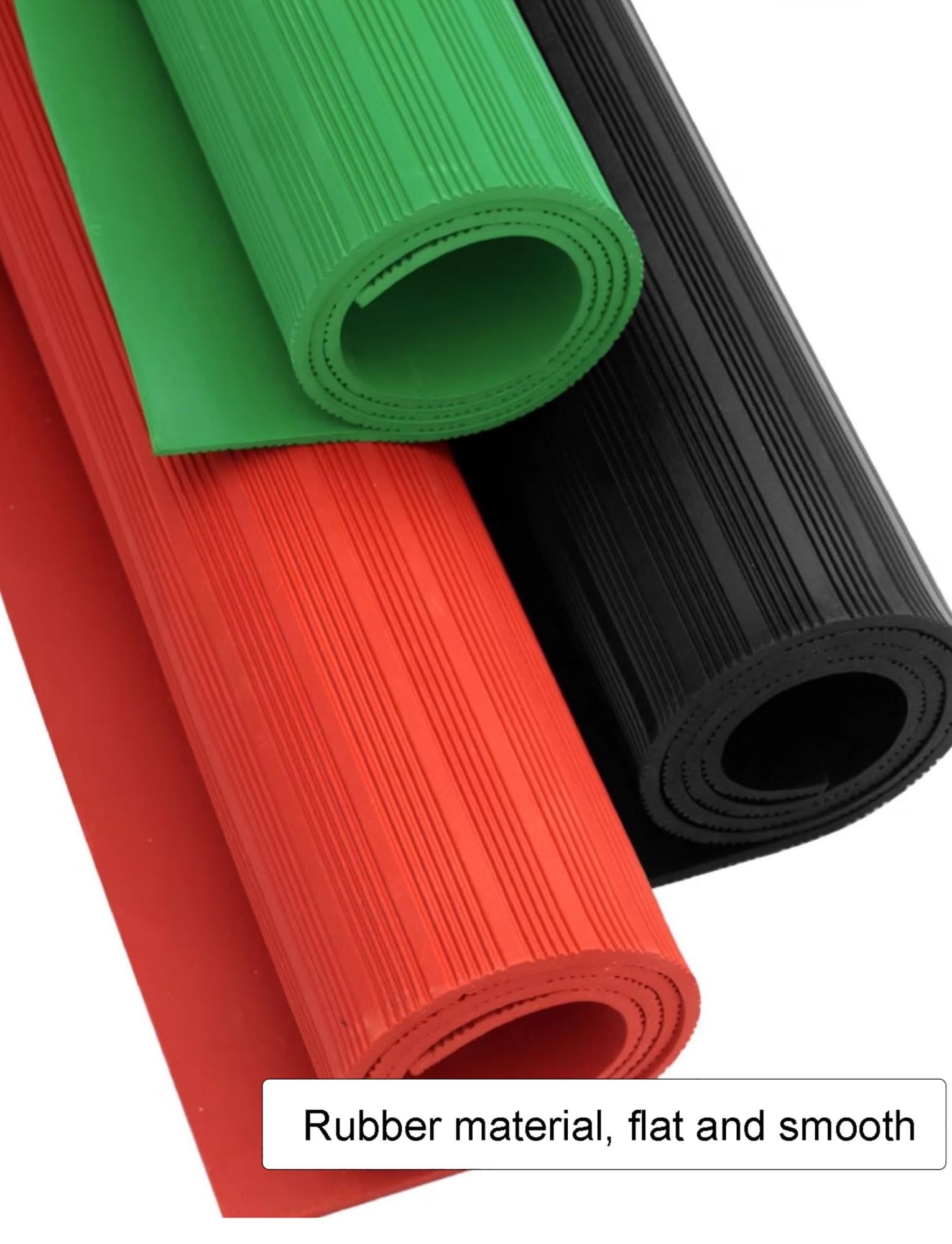 Tappetini in gomma resistente, silicone ad alta temperatura, spessore 3 mm, per ammortizzazione e pavimentazione fai da te, tappetini durevoli e versatili