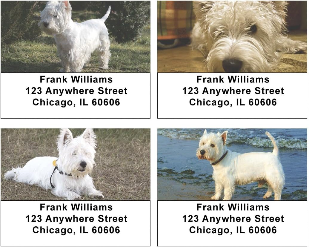 Wonderful Westies Address Labels