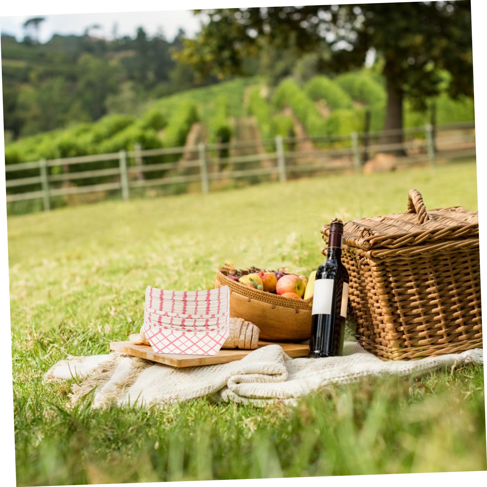 50pcs Food Tray Party Paper Boat Party Supply Convenient Food Boat Dessert Tray Multi-Function Paper Boats Gathering Accessory Household Paper Tray Party Accessory Gathering Supply