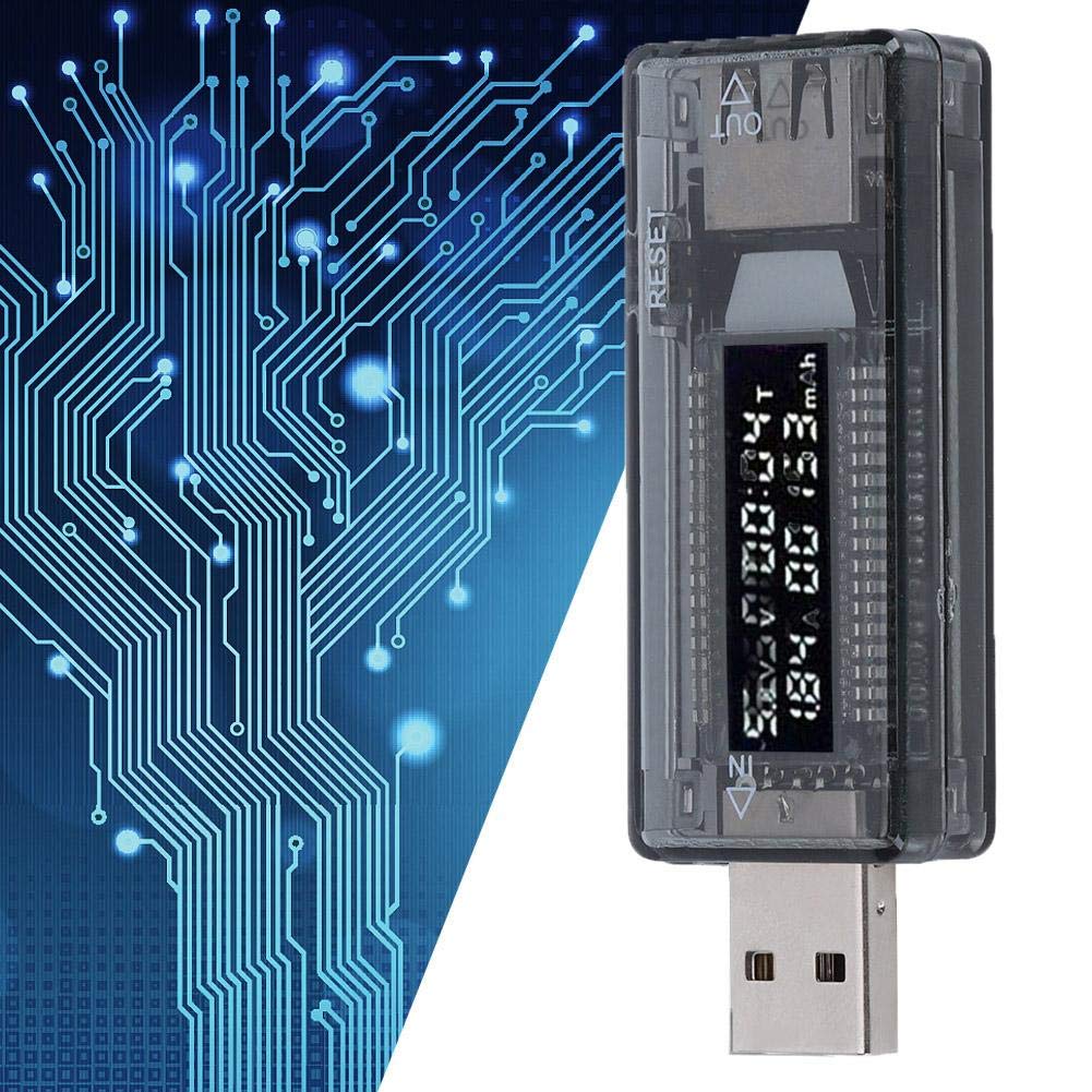 KWS-V21 tester mocy USB, 3,3 A 3,5-20 V tester USB woltomierz amperomierz moc/pojemność/mobilne narzędzie testowe do ładowarek ściennych