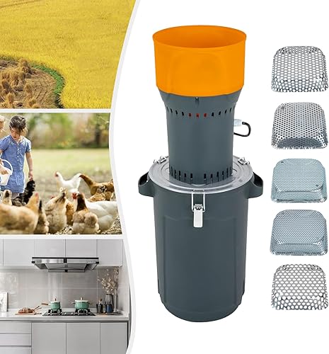 Miniatura 8 de Molinillo eléctrico de grano de 1000 W, 110 V, 25 L6.6 galones, molinillo de grano de alta velocidad, molinillo de maíz Nutrimill, molinos de