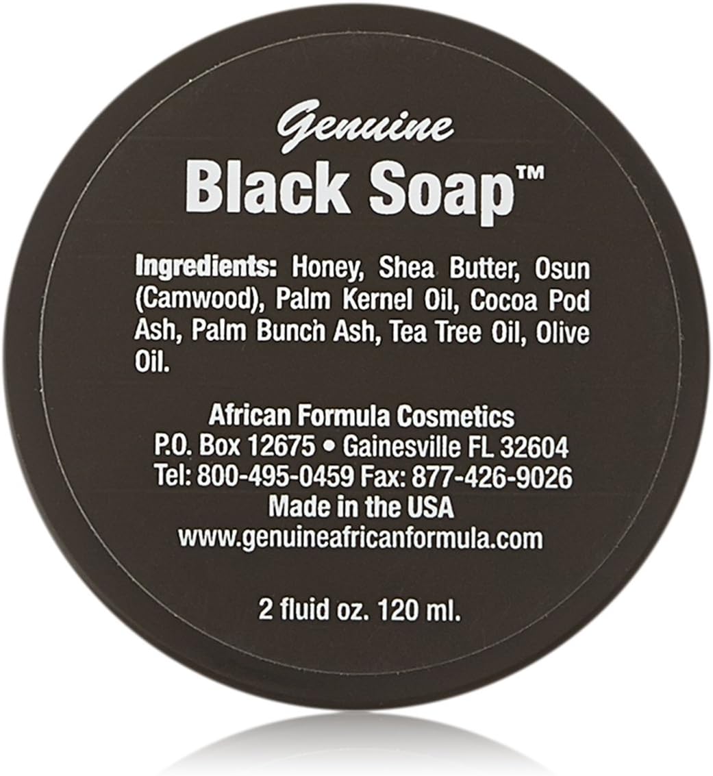 Genuine Black Soap 2oz Jar