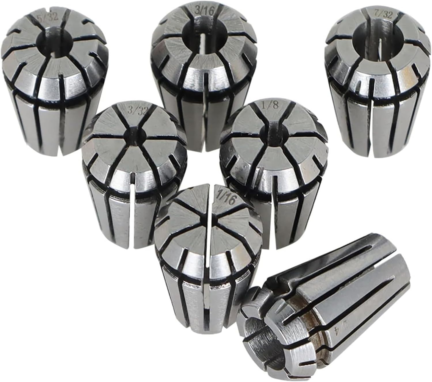 15pcs ER40 Spring Collet Set for CNC Engraving Machine and Milling Lathe Tool Workholding Engraving Collets (15pcs ER40)