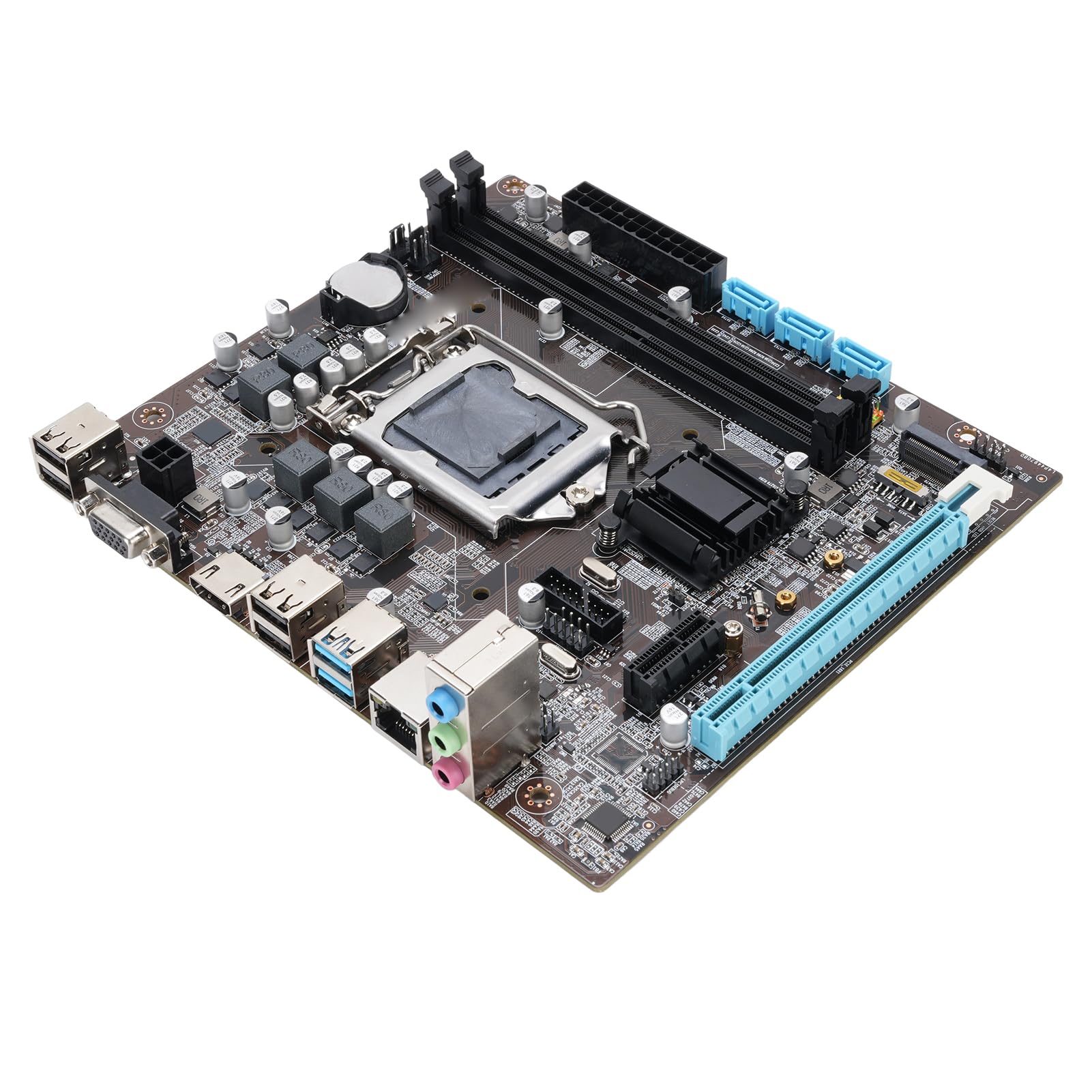 Elprico LGA 1151 Płyta Główna, H110 (6/7./8. generacji) Płyta Główna Gier, DDR4, NVME/NGFF M.2, SATA3.0 6 GB dla Core I7 8700 8700K, I5 8600K, 8600,8500,8400, I7 7700K, I7 7700, I5