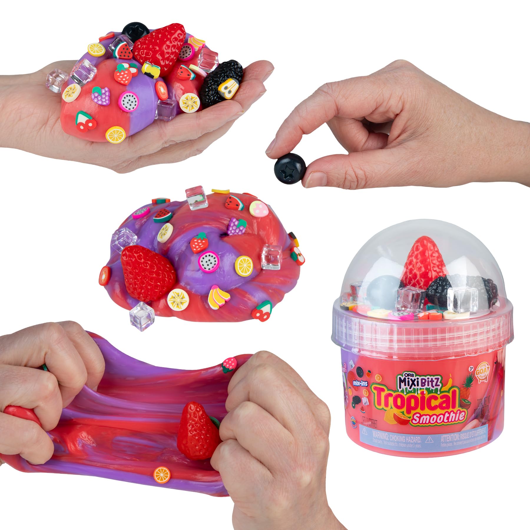 Amazon.com: ORB Goat MixiBitz Fantasy 3 Pack Slime Kit for Kids