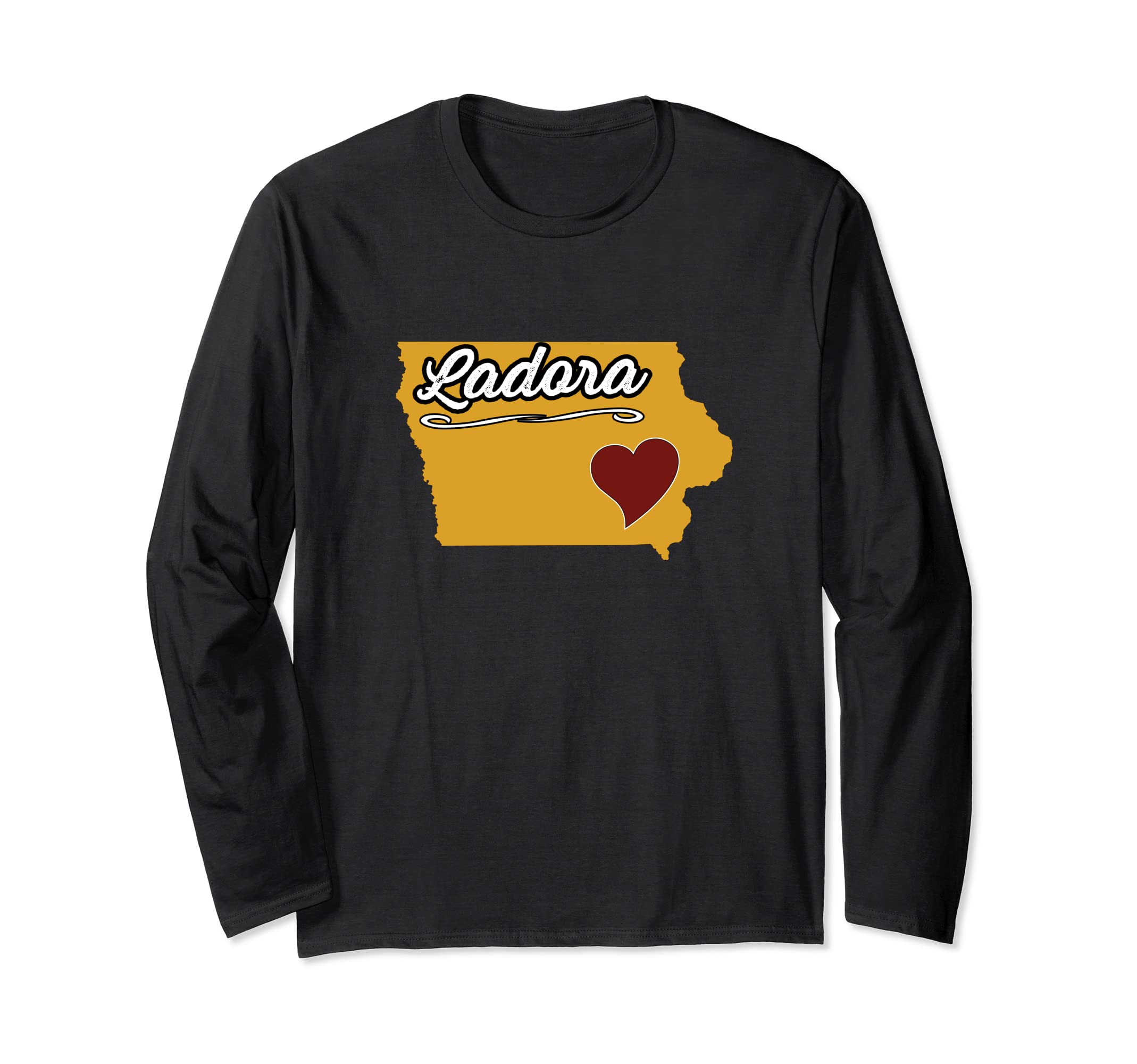 LADORA IOWA | IA USA - Cute Souvenir Merch - US City State - Long Sleeve T-Shirt
