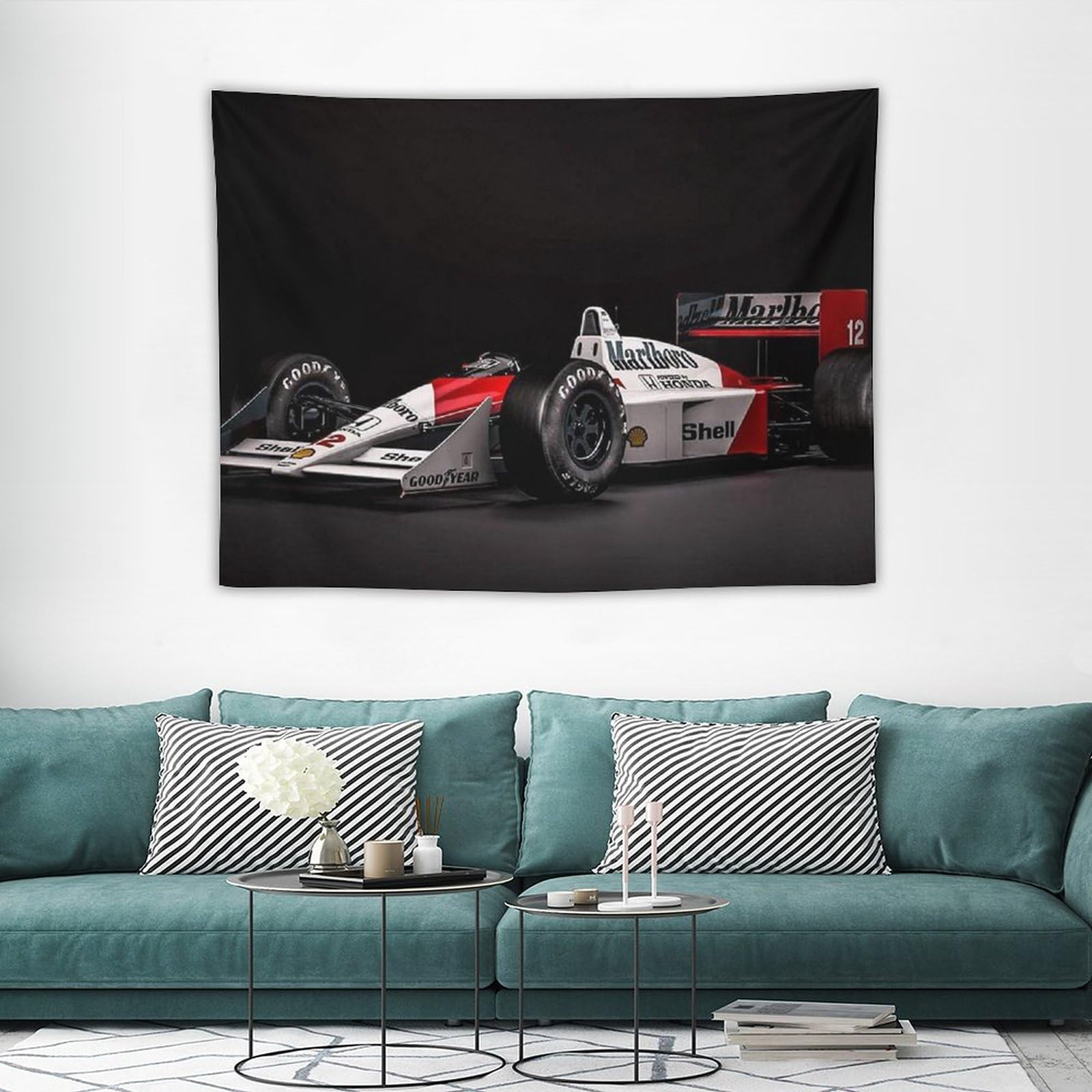 HONDA F1 1966 タペストリー Amazon.co.jp: マクラーレンホンダクラシックフォーミュラワンF1
