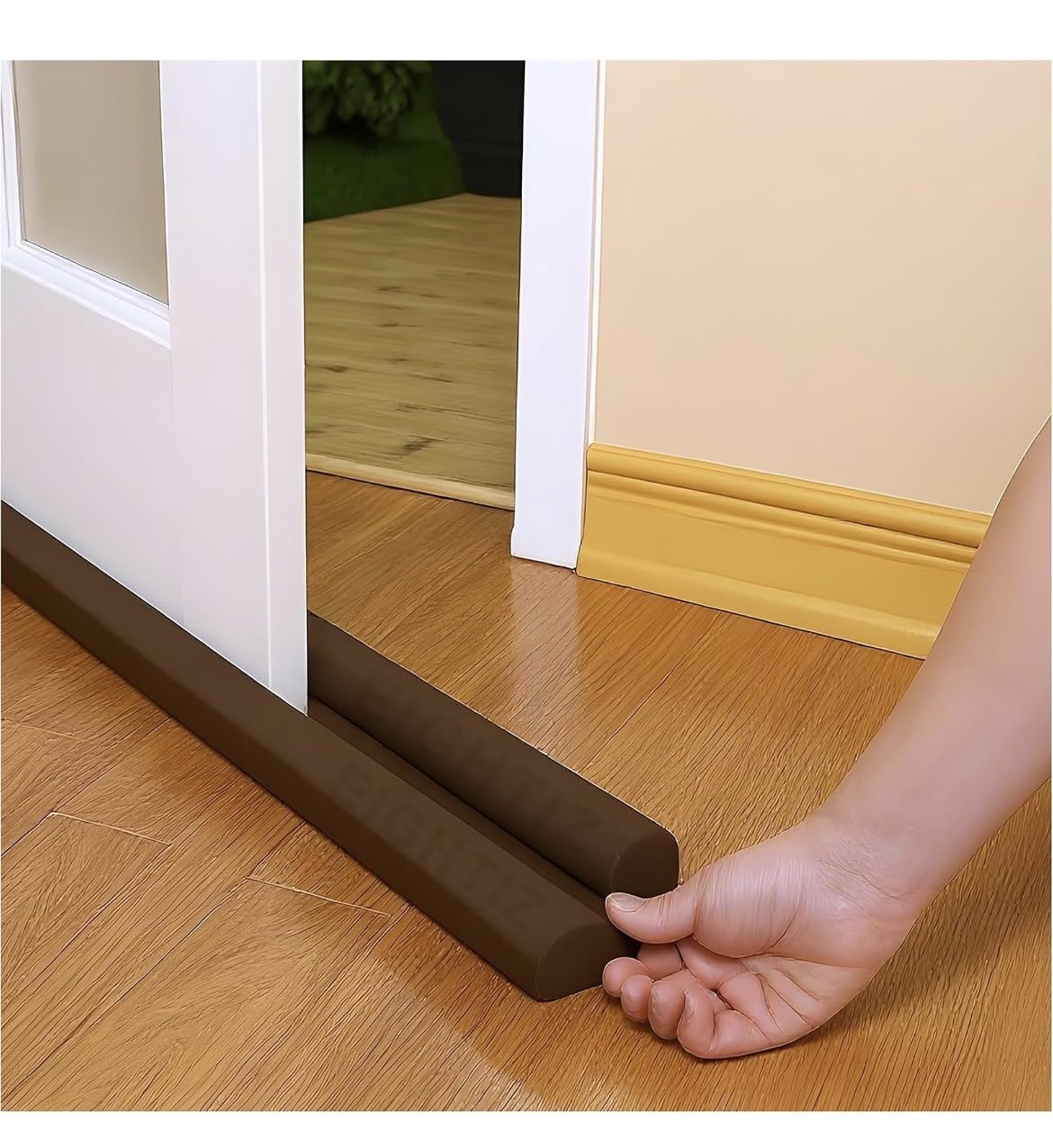Door Bottom Seal Strip Gap Filler 39 Inch Pack of 3 | Dust & Insect Barrier, Noise Reduction, Draft Control, Energy Saving, for Home & Office-image-6