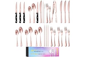 Pink Spoons and Forks Set: A Touch of Sophistication for Your Kitchen