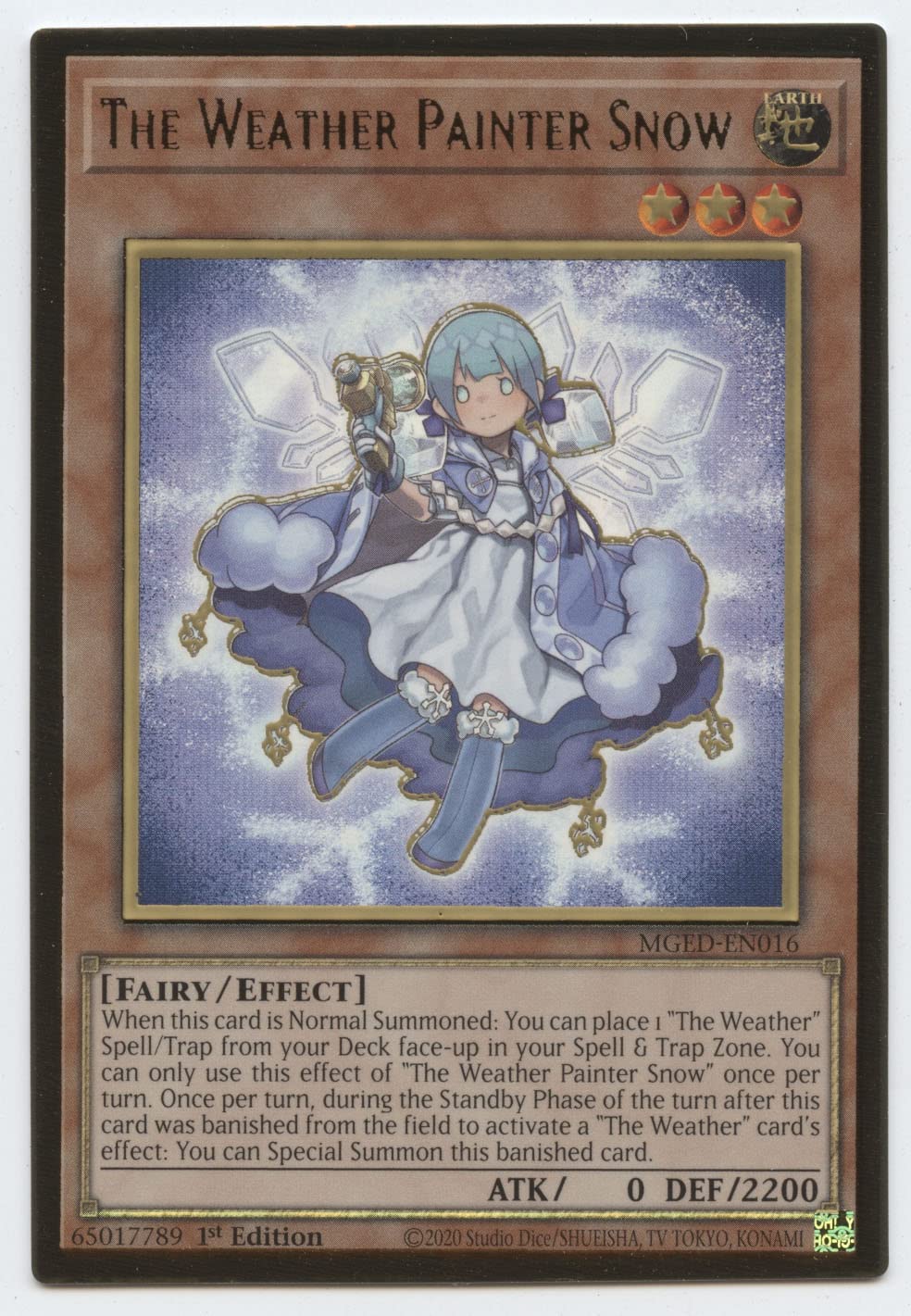 Amazon.com: The Weather Painter Snow - MGED-EN016 - Premium Gold Rare