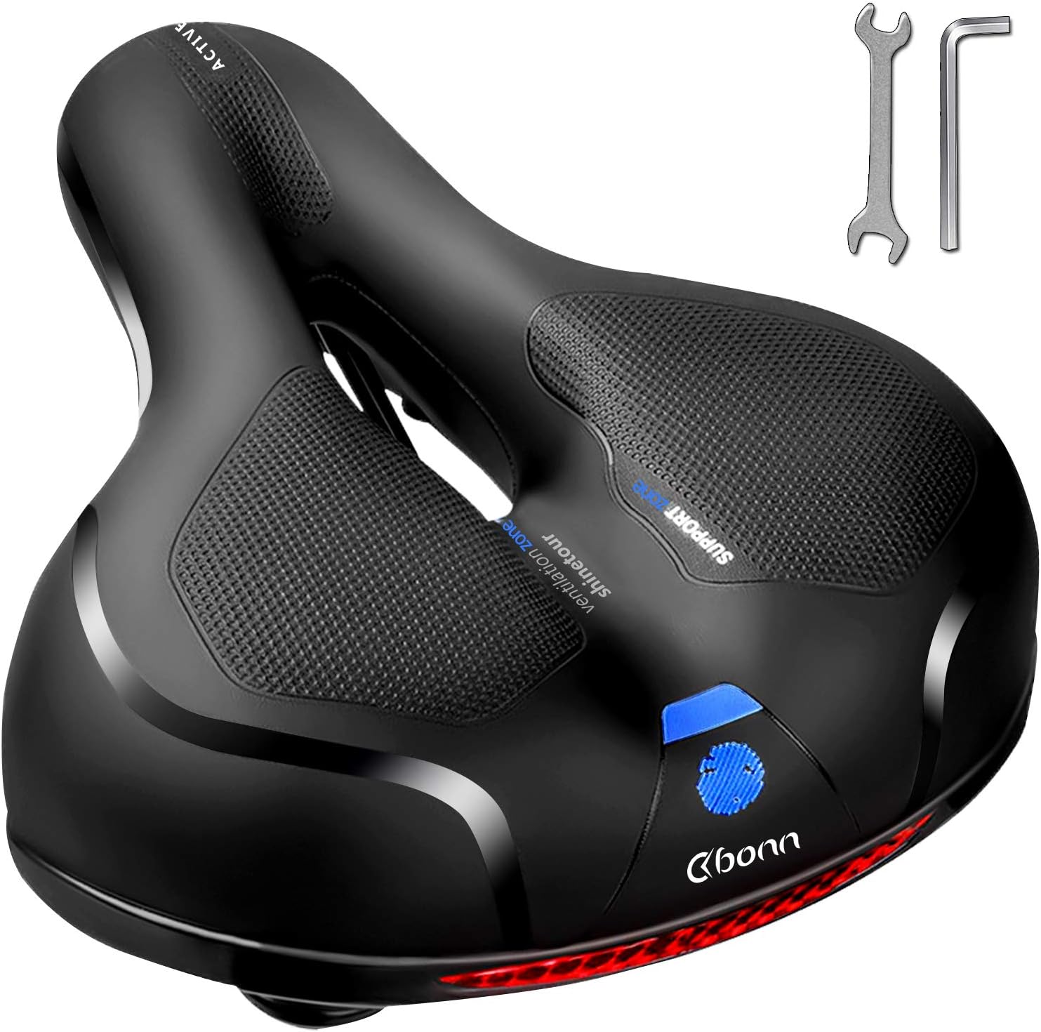 sella per bicicletta con molle