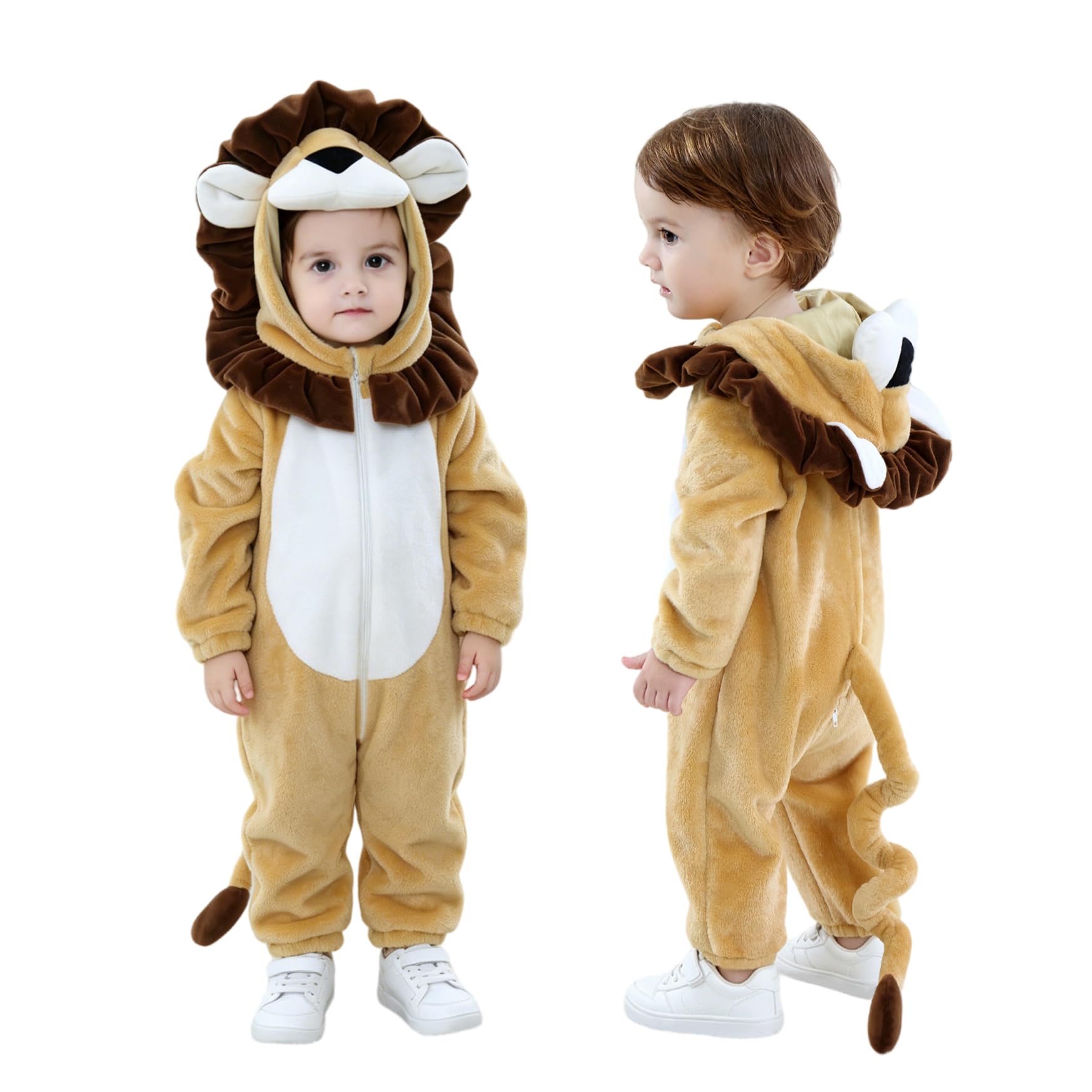TONWHAR Kid's And Toddler's Animal Halloween Costume Outfit Baby One-Piece Rompers Onesie — view 22