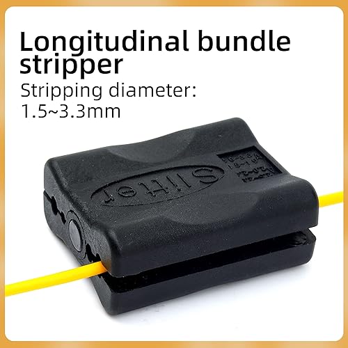 Miniatura 2 de Herramienta de fibra óptica tubo de viga longitudinal pelacables Cable Jacket Cortador de cable de tubo de haz cortador K1