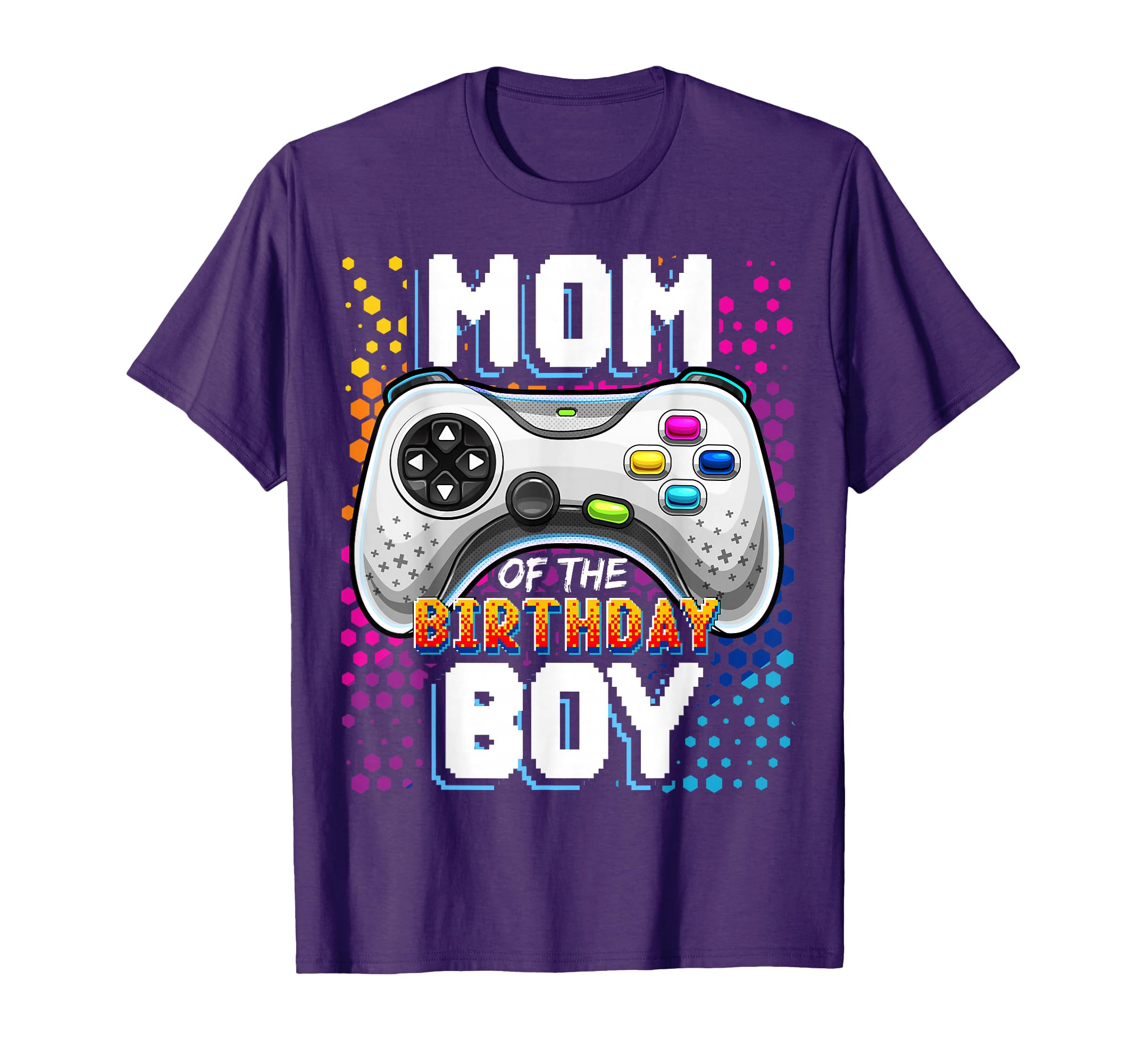 Mom of the Birthday Boy Matching Video Gamer Birthday Party T-Shirt