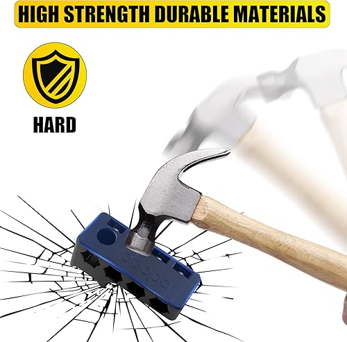 Miniatura 3 de Soportes magnéticos de puntas hexagonales de 14 pulgadas para destornilladores de impacto inalámbricos Dewalt Wrox, potente organizador de manga de