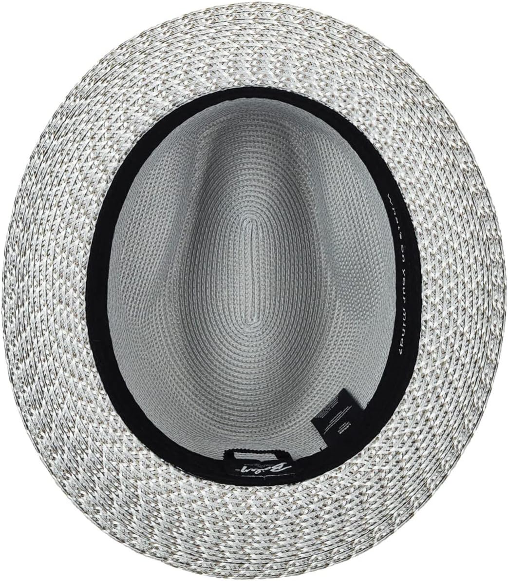 Bailey of Hollywood Men's Mannesroe Braided Fedora Trilby Hat Hat, Overcast, XL - Image 5