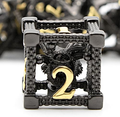 Miniatura 1 de HNCCESG - Dados electrónicos recargables con luz LED, juego de dados electrónicos con caja de carga, Dungeons and Dragons D&D, dados que brillan en