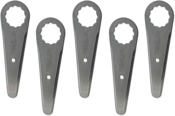 Oshlun MMS-4205 Tapered Sealant Cutter for FEIN SuperCut and Festool Vecturo, 5-Pack