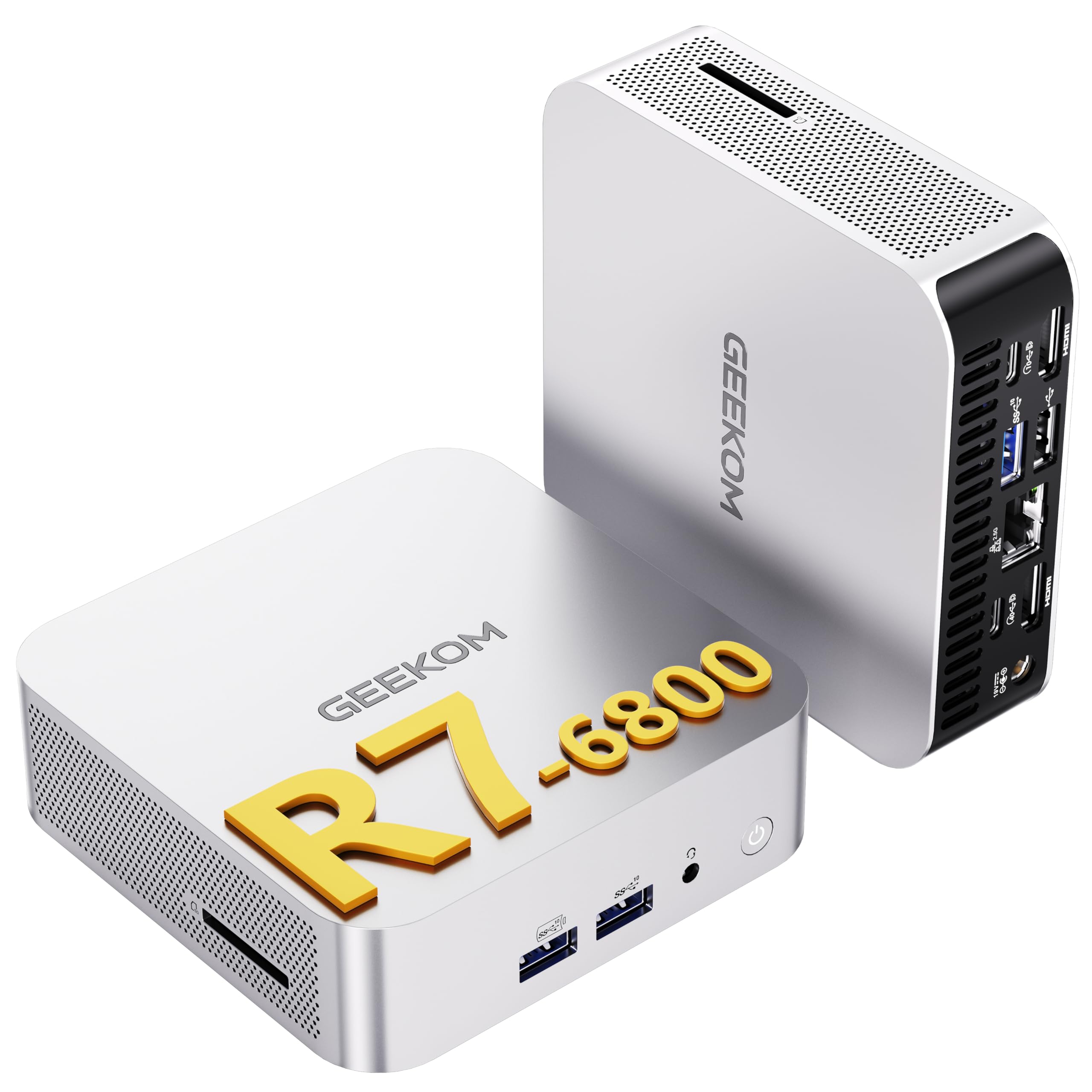 GEEKOM A6 Mini PC Windows 11 Pro AMD Ryzen 7 6800H (Best