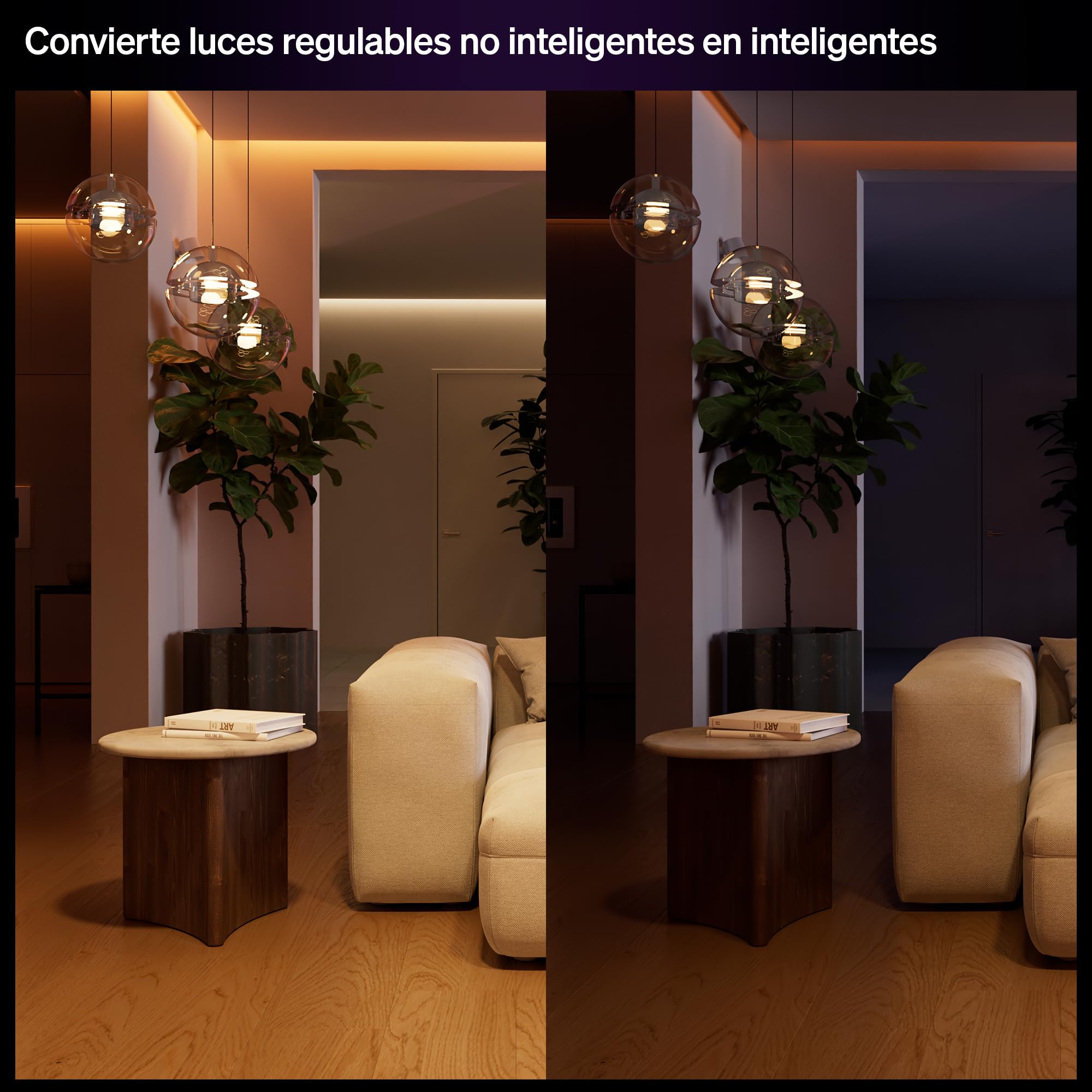 Philips Hue Interruptor Regulador con Cable, 1 Ud, Convierte Luz no Inteligente en Inteligente, Temporizadores/Programas, Conexión Fiable, Aplicación, Voz, Apto Apple Home, Google Home, Alexa