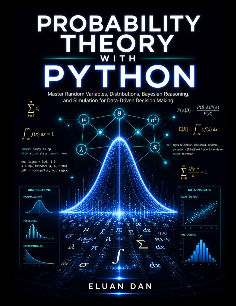 PROBABILITY THEORY WITH PYTHON: Master Random Variables, Distributions, Bayesian Reasoning, and Simulation for Data-Driven Decision Making