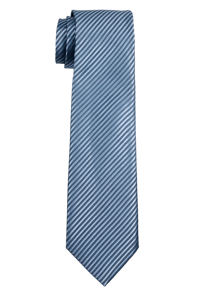 Retreez Woven Boy's Tie with Stripe Textured - 8-10 years