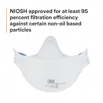 3M Aura Particulate Respirator 9205+, N95, Pack of 20 Disposable