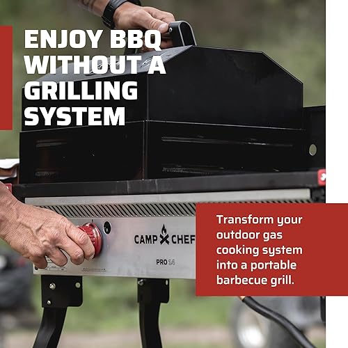 Miniatura 2 de Camp Chef BB - caja de barbacoa con tapa de 14 pulgadas, sistema de cocción llama azul, 3381 onzas líquidas