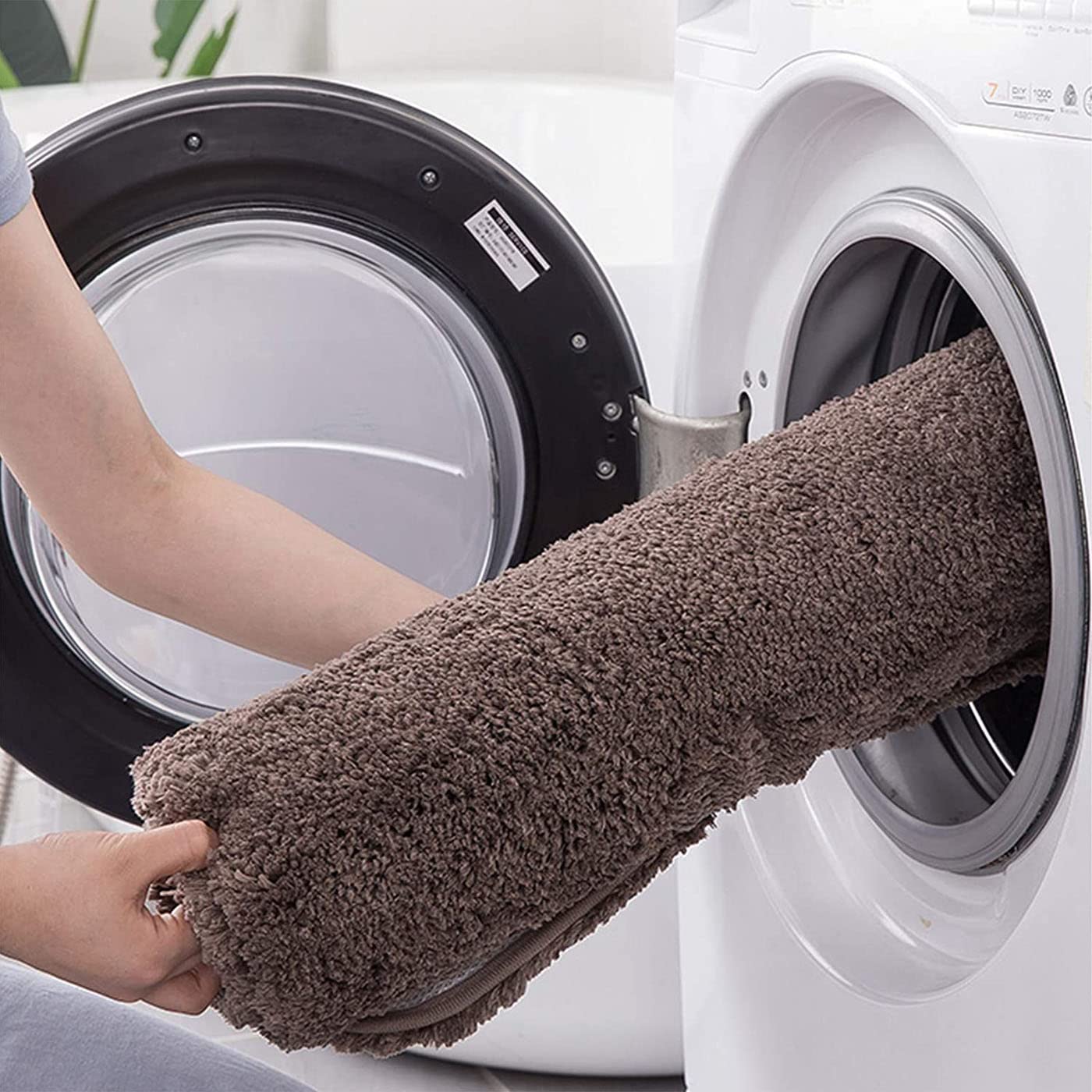 Tappetino Doccia Morbido Peluche Assorbente Tappeti Bagno Lavabile in Lavatrice Camera da Letto Bagno Doccia Tappeto,6,60 * 90CM