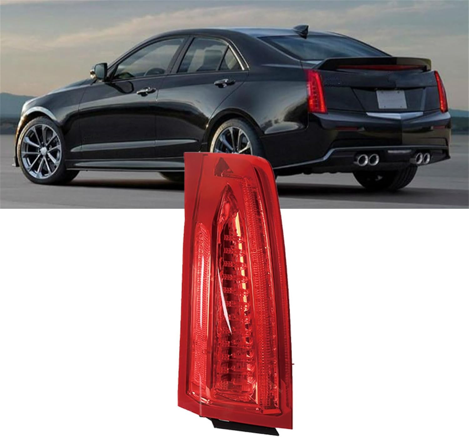 labwork driver side tail light replacement for 2013-2017 ats sedan rear tail light brake lamp assembly lh left side 84081571 gm2800260