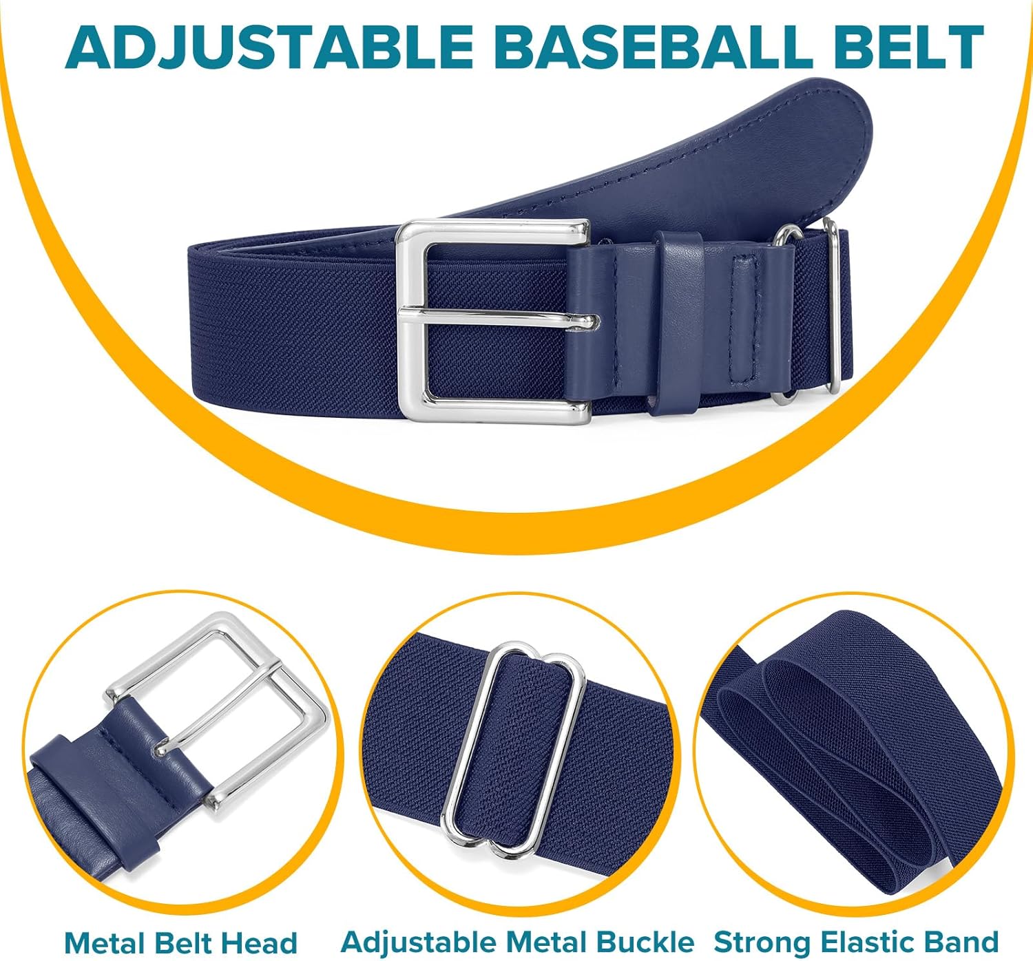 Baseball Socks and Belt Combo for Youth Adult - Softball Socks and Belt for Boys and Girls - Image 5