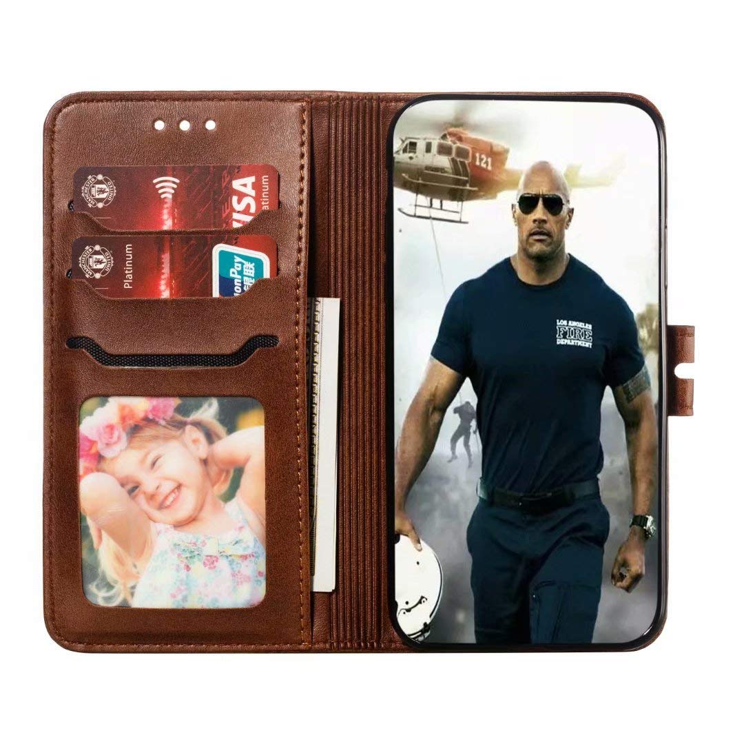 Zchen Cover Huawei Y5 2019, Custodia Cover Protettiva in Cuoio Flip Libro Portafoglio Resistente Antiurto con Supporto per Huawei Y5 2019/Honor 8S (Albero-Viola