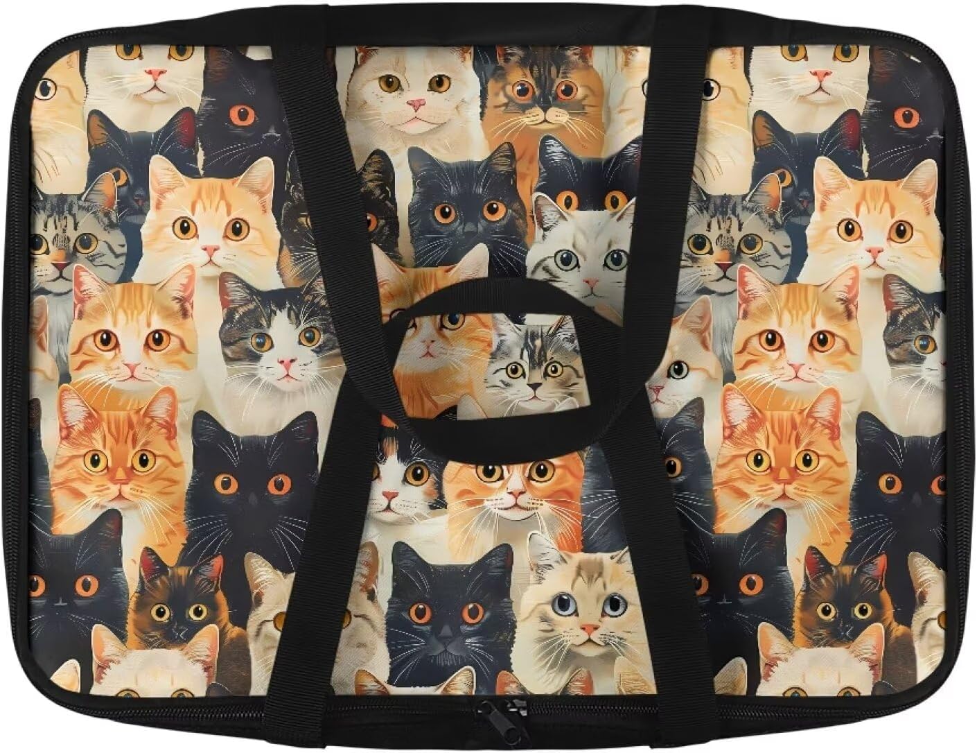 Cool Cat Thermal Insulated Casserole Carrier for Hot or Cold Food Fits 9" x 13" Baking Dish Portable Food Warmer Bag for Transport Lasagna Holder Lugger Tote