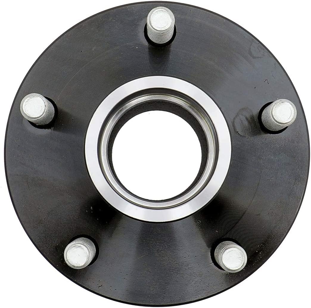Trailer Hub Kit, 5 Bolt on 4-1/2 Inch Circle,for 2,200 lbs axle, Include 1-1/16 inch I.D. Bearings,fit 1-1/16 Inch Straight Spindle