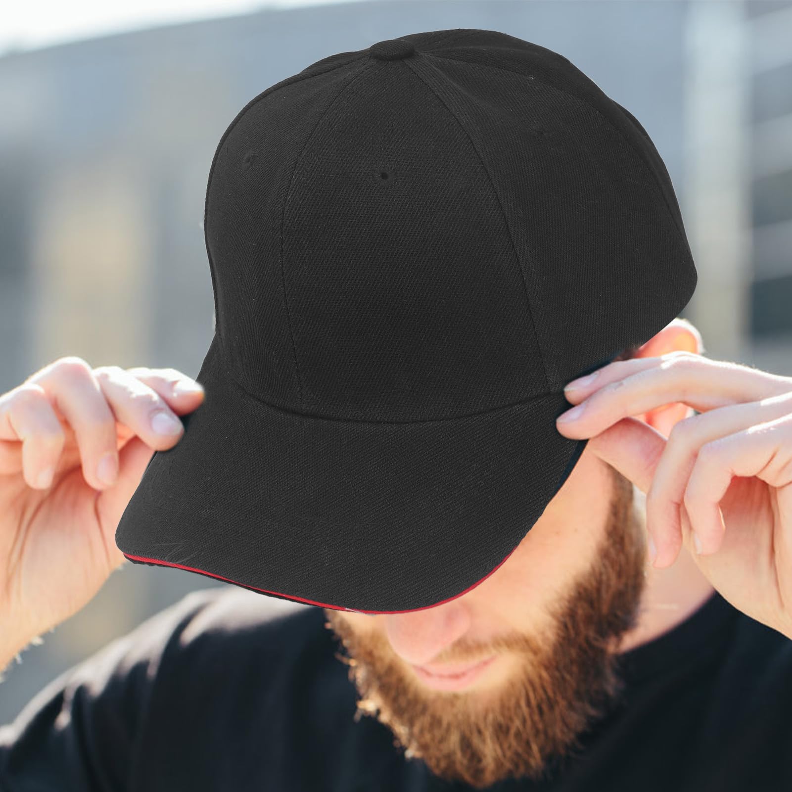 Cappello di Protezione per Protezione Contro Le Radiazioni, Cappello di Protezione per Schermatura del Segnale di Radiazione Berretto da Baseball Regolabile Cappello di