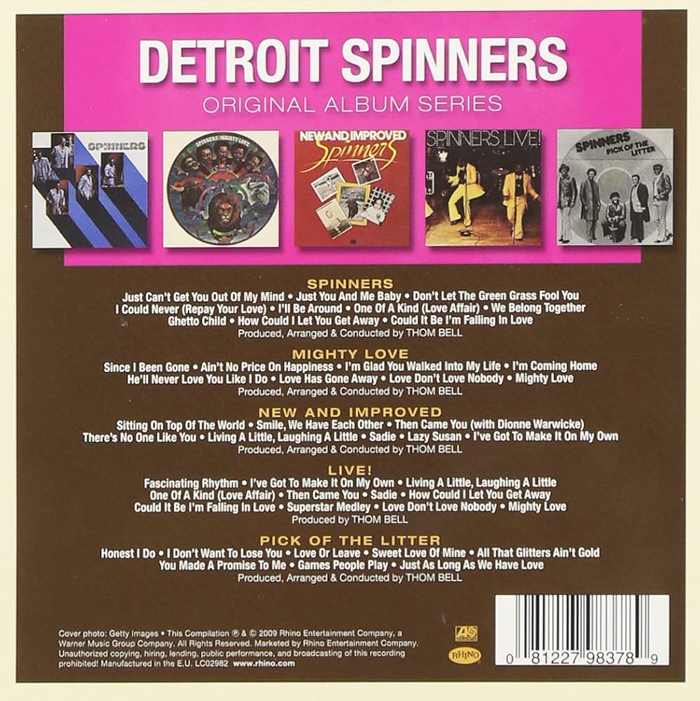 新品同様/希少/廃盤3/CD Spinners スピナーズ BOOK デジパック Amazon.co.jp: Detroit Spinners Original Album Series