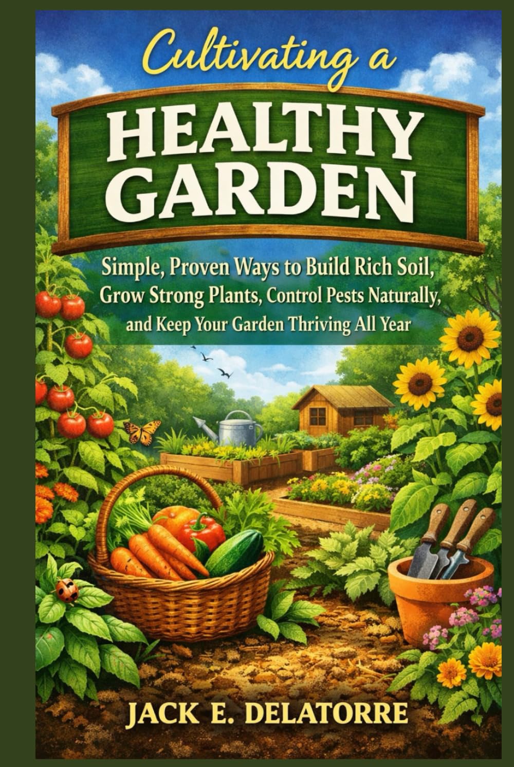 Cultivating a Healthy Garden: Simple, Proven Ways to Build Rich Soil, Grow Strong Plants, Control Pests Naturally, and Keep Your Garden Thriving All Year